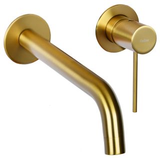 Встраиваемый смеситель для раковины Raiber Graceful RPG-004 золото матовое