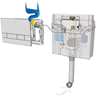Клавиша смыва OLI NARROW 148301 хром глянцевый