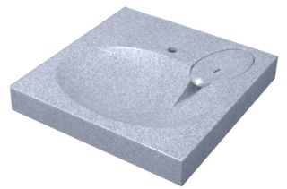 Раковина над стиральной машиной Stella Polar Миро 60см серый SP-00000701