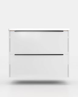 Тумба под раковину La Fenice Tesoro FNC-01-TES-PB-100-2 платиновый белый 100 см