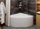 Акриловая ванна VagnerPlast Iris VPBA143IRI3X-04 143см белый
