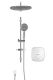 Душевой комплект Swedbe Platta 5556G1 с термостатом хром/серый