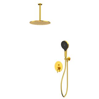 Душевой комплект WHITECROSS Y YSET12TOPGLB брашированное золото