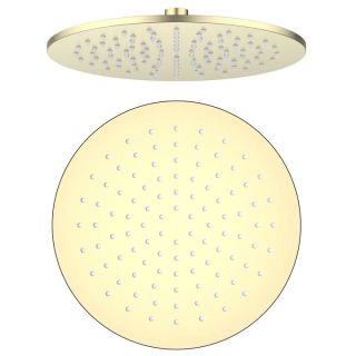 Верхний душ Aquatek AQ2077BG 25 см шлифованное золото