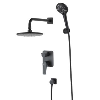 Душевой комплект Lemark Bronx LM3729BL чёрный