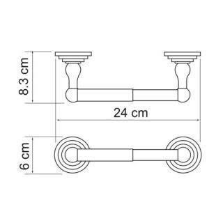Wasserkraft Ammer K-7022 Держатель туалетной бумаги