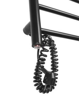 Полотенцесушитель электрический Domoterm Аврора DMT 109-6 50x71 EK L чёрный