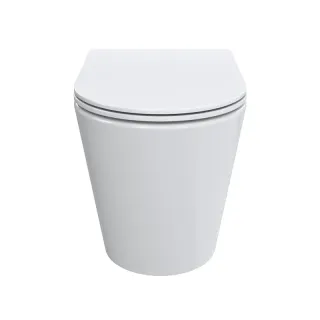 Унитаз приставной BelBagno Flay BB1003CB-TOR/SC безободковый с сиденьем