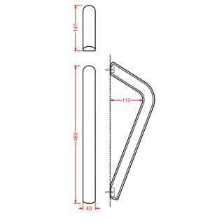 Полотенцедержатель ArtCeram Postit PSC003 01 00 белый