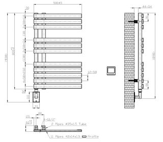 Электрический полотенцесушитель Boheme Venturo 721-G золото