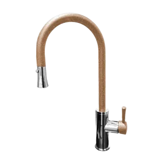 Смеситель для кухни GranFest  7652 терракот