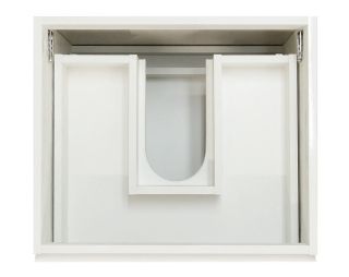 Подвесная тумба под раковину Эстет Dallas Luxe ФР-00002016 Л/П 110см два ящика белый