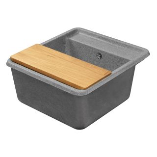 Мойка кухонная Акватон Беллис 57см серый 1A724932BS230