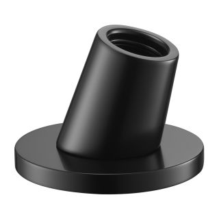 Держатель для душевой лейки Omnires на борт ванны чёрный матовый H14BL