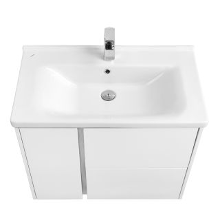 Тумба под раковину Акватон Стоун 80см белый 1A228201SX010