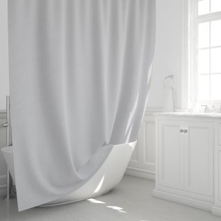 Шторка для ванной серая Fixsen Linum (FX-1535K)