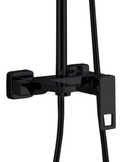 Душевая стойка Haiba HB24615-7 чёрный матовый