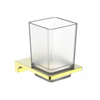 Стакан для зубных щеток с держателем Wonzon & Woghand Eclipse WW-9121-LG золото глянцевое