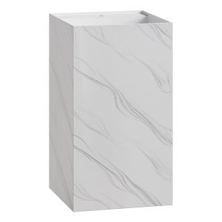 Раковина напольная Armadi Art Cube Corian 802-CLCT 48 см Calacatta