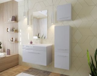 Шкаф навесной Эстет Elin ФР-00003351 П 35см белый