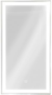 Зеркало-шкаф с подсветкой Art&Max Techno левый 35см чёрный матовый AM-Tec-350-650-1D-L-DS-F-Nero