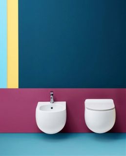 Унитаз Kerasan Flo Norim 3111 подвесной без сиденья