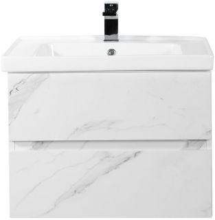 Подвесная тумба под раковину Art&Max Techno 70см монти мрамор AM-Techno-700-2C-SO-MR960