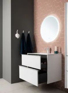 Тумба под раковину Aquanet Вита 330474 100 см белый матовый