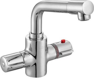 Смеситель для раковины E.C.A. Thermostatic 102108730EX с термостатом хром
