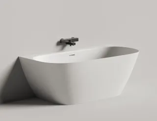 Ванна из искусственного камня Salini Sofia Wall S-Sense 102517GRF 160x80см RAL полностью