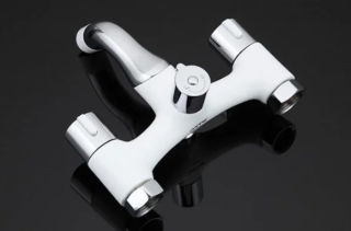 Смеситель для ванны Gappo G3249 белый/хром