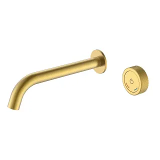 Автоматический смеситель для раковины Boheme Tech 158/2-MG золото матовое