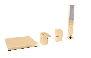 Смеситель на борт ванны Rav Slezak Loira LR574.5PZ золото