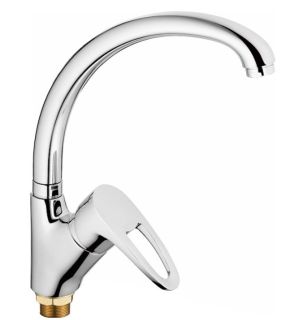 Смеситель для кухни Haiba HB4165-2 хром