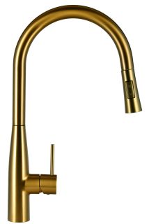 Смеситель для кухни Raiber Graceful RPG-011 золото матовое