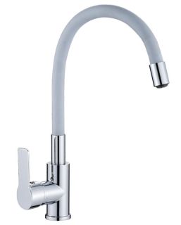 Смеситель для кухни Haiba HB70112-3 серый/хром