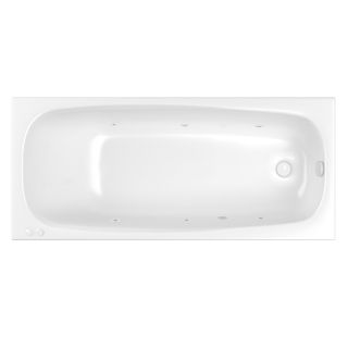 Гидромассажная ванна WHITECROSS Layla 0102.180080.100.SOFT.WH 180x80 см Soft белый