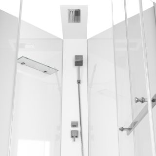 Душевая кабина Cerutti SPA Chika CHIKA901T без крыши 90x90см хром