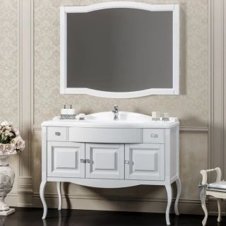 Зеркало Opadiris Лаура Z0000012471 Белое матовое