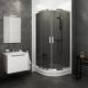 Душевой уголок Ravak Blix BLCP4-90 3B270C00ZG блестящий грейп