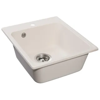 Мойка кухонная Reflexion Quadra 43-WH RF0243WH белый