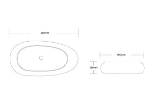 Раковина Cerutti SPA CR7041B 60см белый