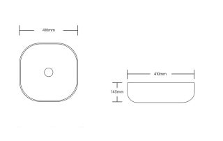 Раковина Cerutti SPA CR0077 41см белый