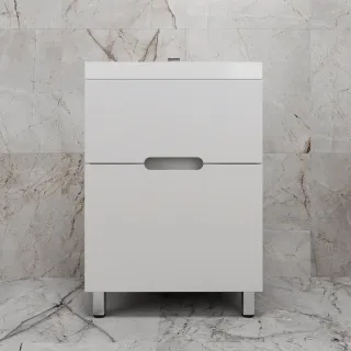 Напольная тумба под раковину Style Line Матис ЛС-00002441 60 см белый матовый