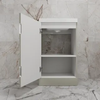 Напольная тумба под раковину Style Line Моно ЛС-00002452 50 см санд серая галька