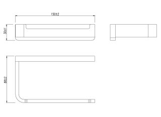Держатель для туалетной бумаги Lemark Smooth Line 9721007 хром