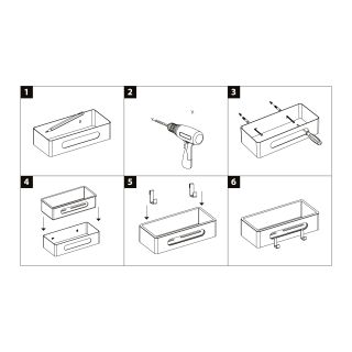 Полка для душа Lemark Shelf line 9776045 графит
