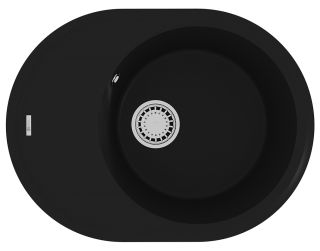 Кухонная мойка Lemark Lacha 620 9910049 антрацит