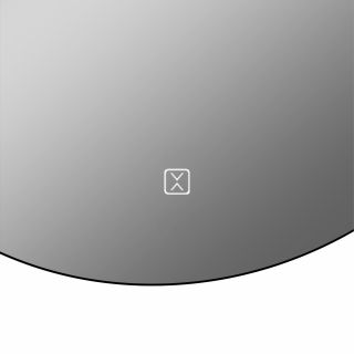 Зеркало Reflexion Hoop RF4310HO с фоновой подсветкой бесконтактным сенсором белой окантовкой 60х60