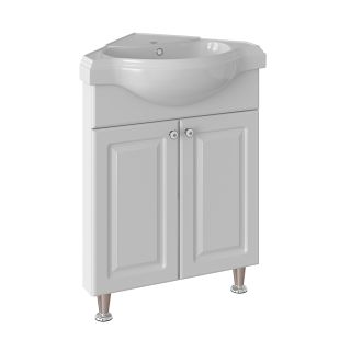 Тумба под раковину Runo угловая (под умывальник Классик 65) Классик 65 (УТ000004162)